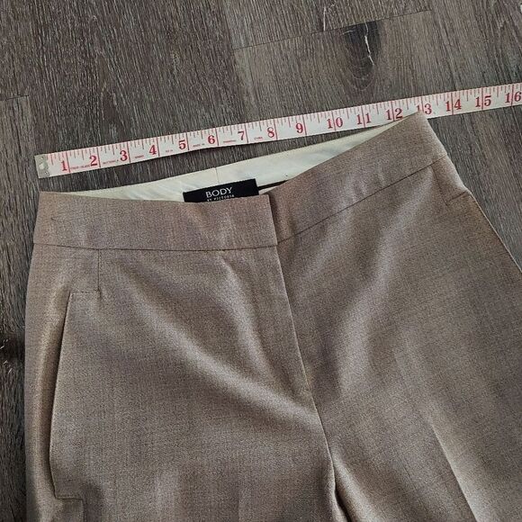 Body by Victoria Brown High Rise Flare Pants Size 2 Tall - Picture 5 of 7